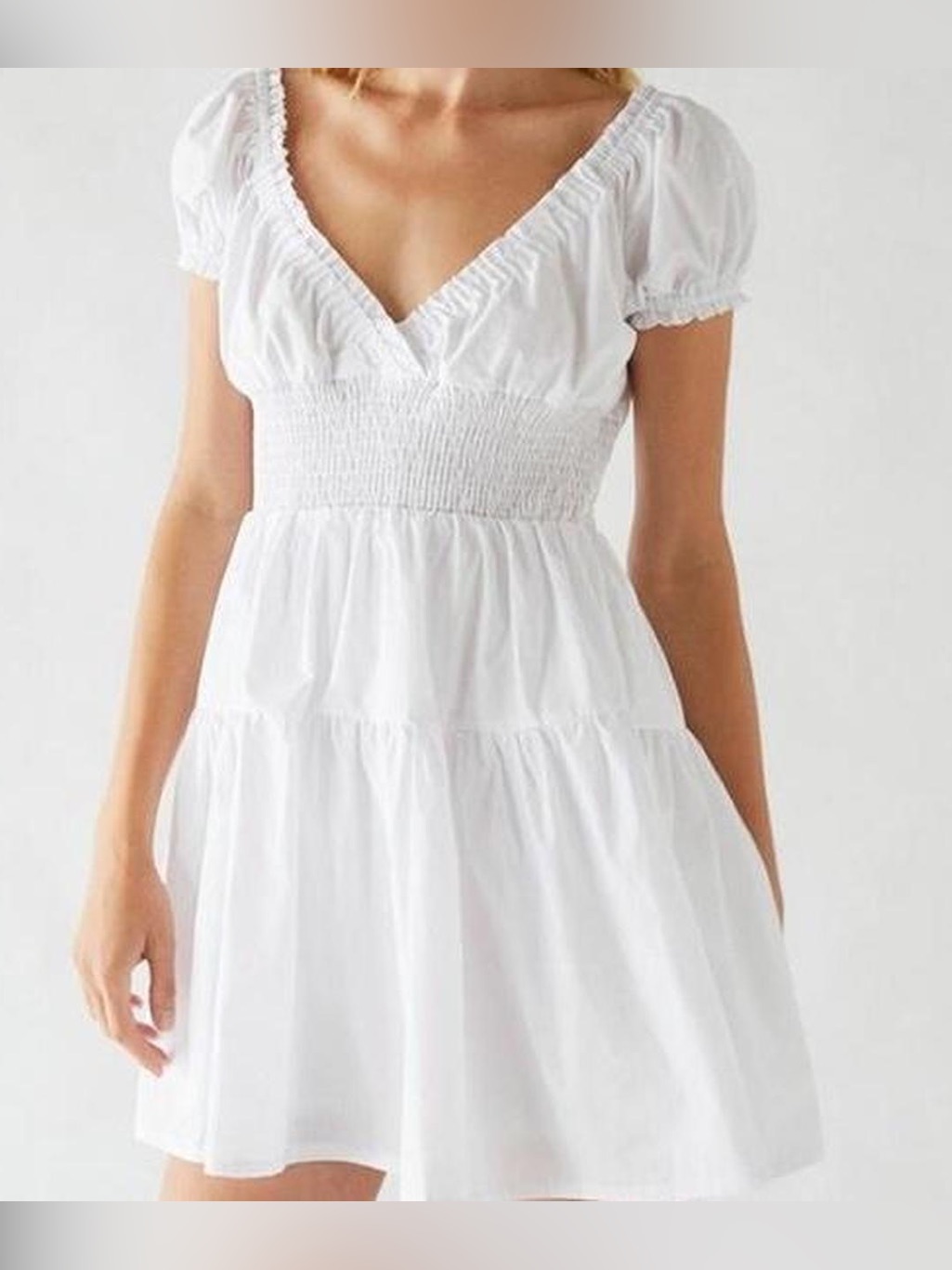 Peppermayo Summer Villa White Mini Dress